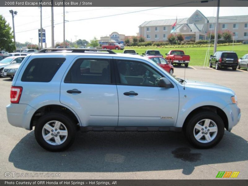 Light Ice Blue / Stone 2008 Ford Escape Hybrid