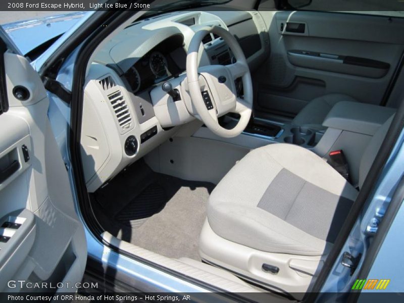 Light Ice Blue / Stone 2008 Ford Escape Hybrid