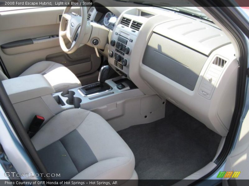 Light Ice Blue / Stone 2008 Ford Escape Hybrid