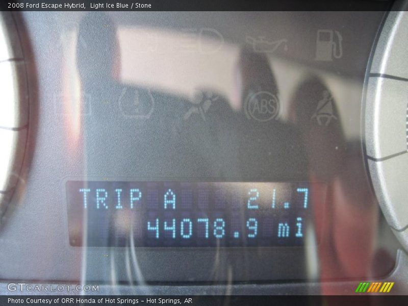 Light Ice Blue / Stone 2008 Ford Escape Hybrid