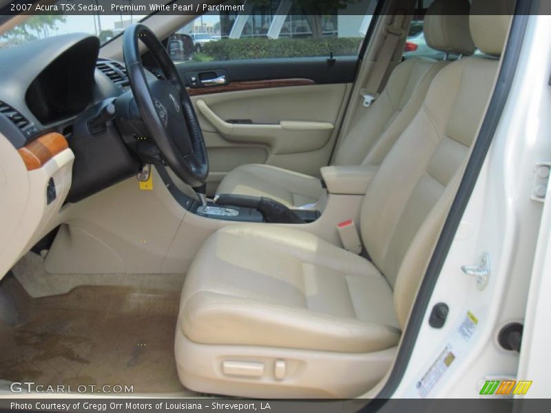 Premium White Pearl / Parchment 2007 Acura TSX Sedan
