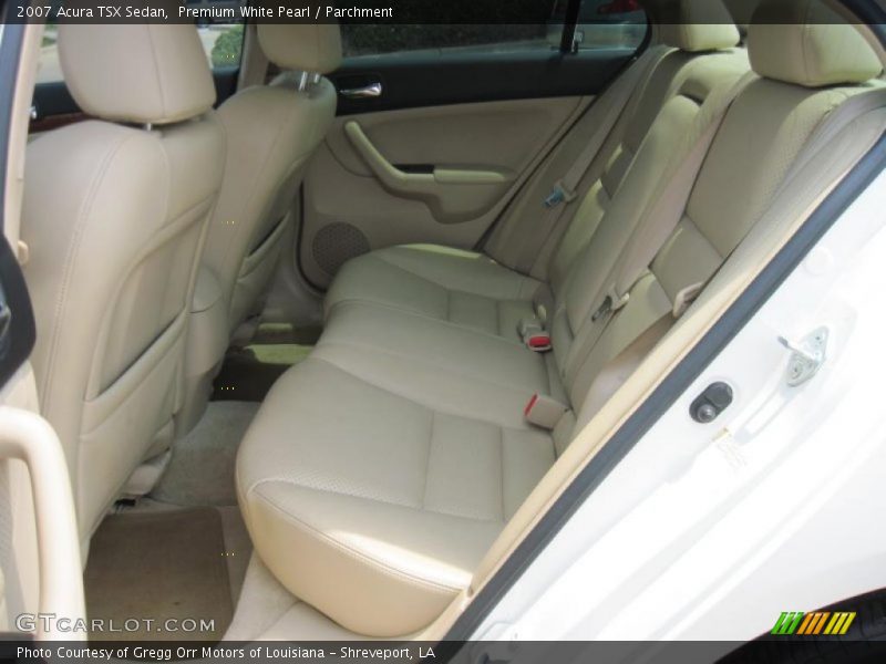 Premium White Pearl / Parchment 2007 Acura TSX Sedan