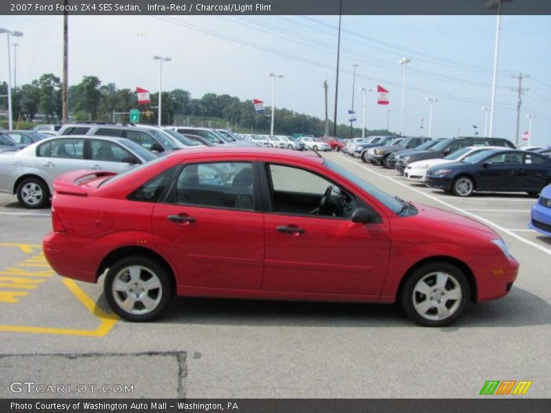 Infra-Red / Charcoal/Light Flint 2007 Ford Focus ZX4 SES Sedan