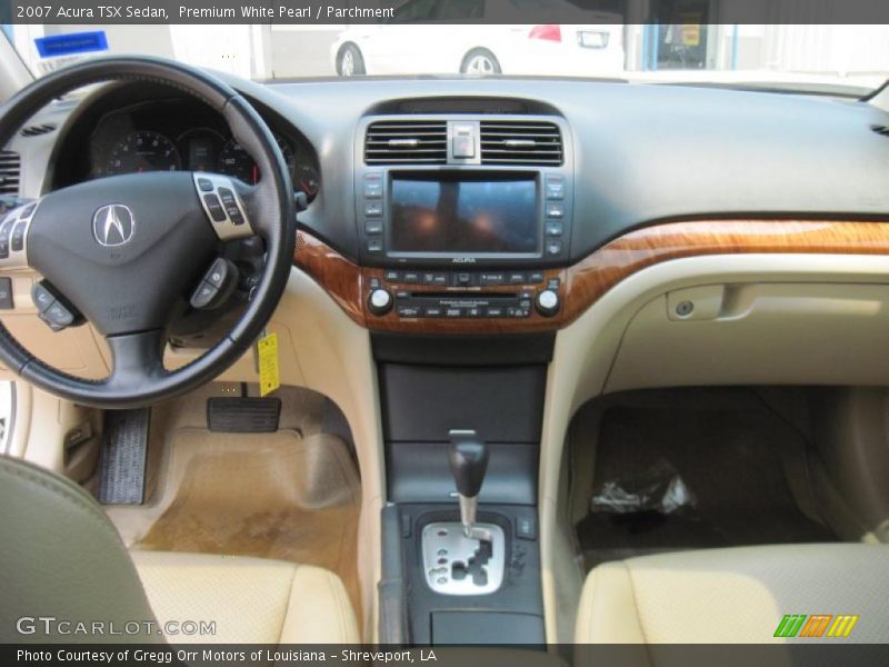 Premium White Pearl / Parchment 2007 Acura TSX Sedan