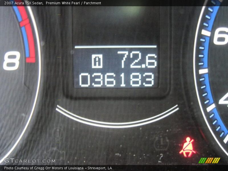 Premium White Pearl / Parchment 2007 Acura TSX Sedan
