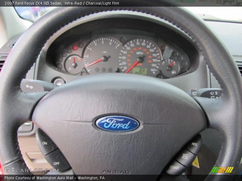 Infra-Red / Charcoal/Light Flint 2007 Ford Focus ZX4 SES Sedan