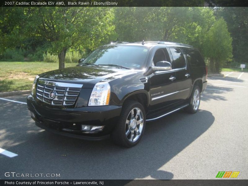Black Raven / Ebony/Ebony 2007 Cadillac Escalade ESV AWD