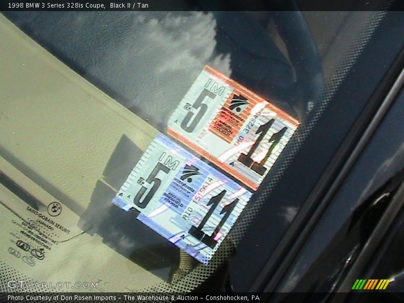 Black II / Tan 1998 BMW 3 Series 328is Coupe