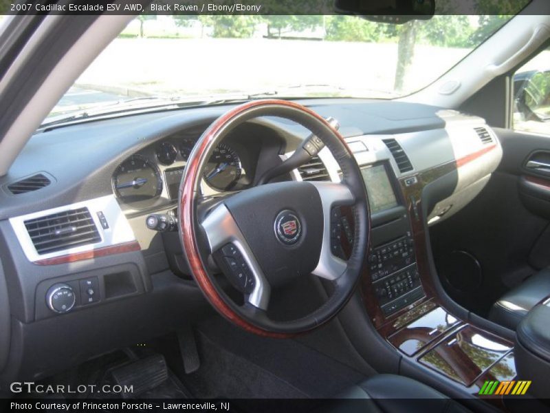 Black Raven / Ebony/Ebony 2007 Cadillac Escalade ESV AWD