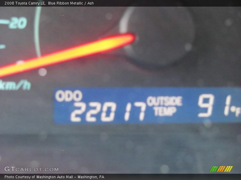 Blue Ribbon Metallic / Ash 2008 Toyota Camry LE