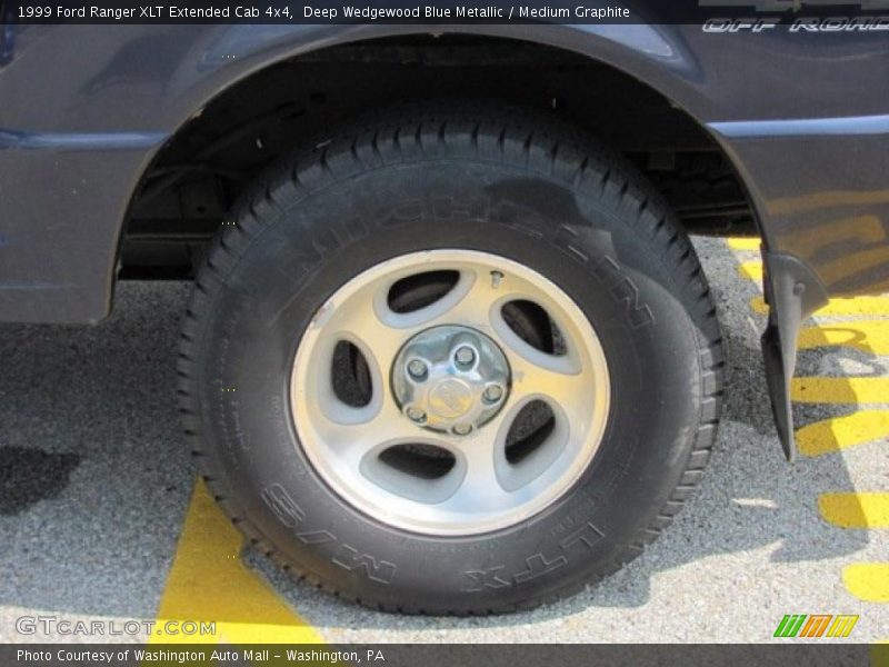 Deep Wedgewood Blue Metallic / Medium Graphite 1999 Ford Ranger XLT Extended Cab 4x4