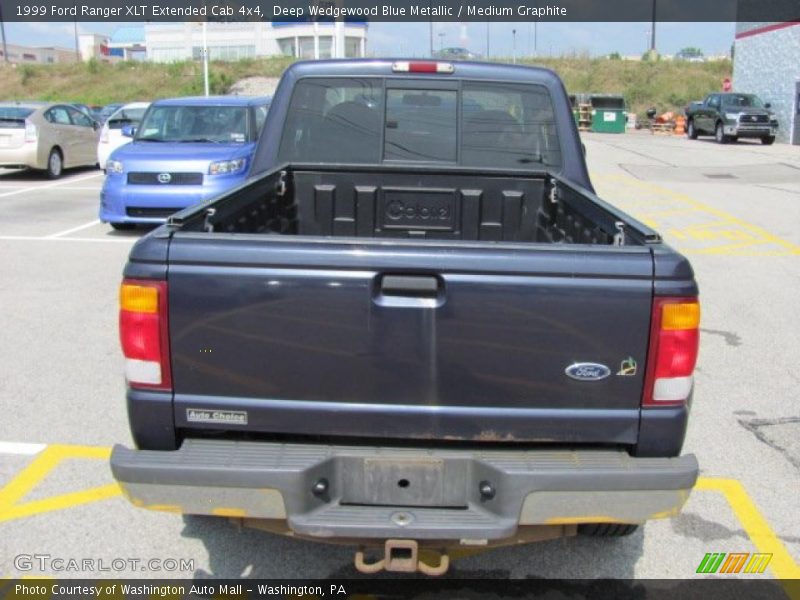 Deep Wedgewood Blue Metallic / Medium Graphite 1999 Ford Ranger XLT Extended Cab 4x4