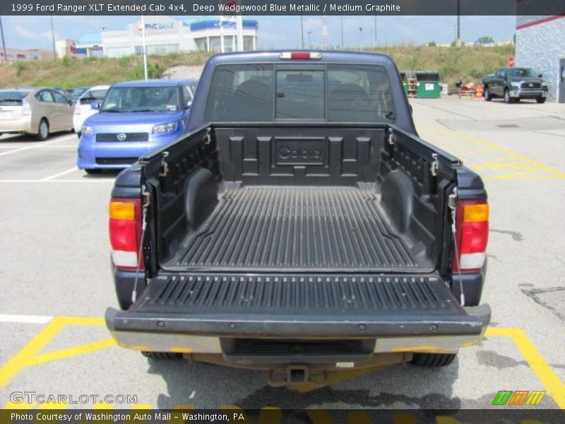 Deep Wedgewood Blue Metallic / Medium Graphite 1999 Ford Ranger XLT Extended Cab 4x4
