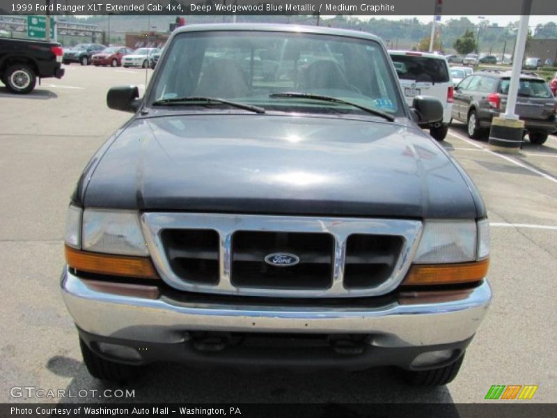 Deep Wedgewood Blue Metallic / Medium Graphite 1999 Ford Ranger XLT Extended Cab 4x4