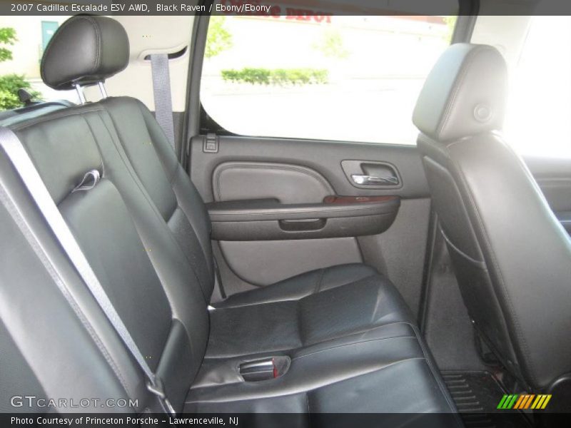 Black Raven / Ebony/Ebony 2007 Cadillac Escalade ESV AWD
