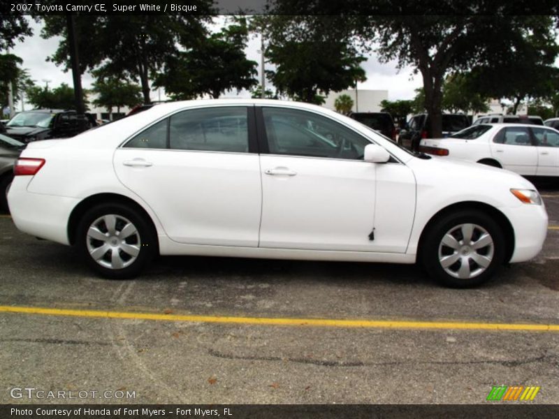 Super White / Bisque 2007 Toyota Camry CE