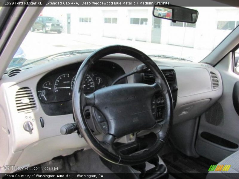 Deep Wedgewood Blue Metallic / Medium Graphite 1999 Ford Ranger XLT Extended Cab 4x4