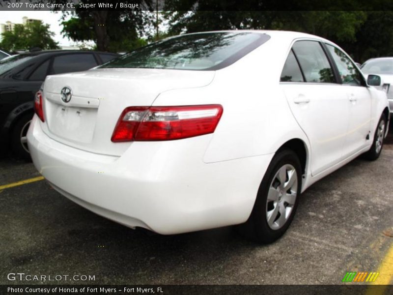 Super White / Bisque 2007 Toyota Camry CE