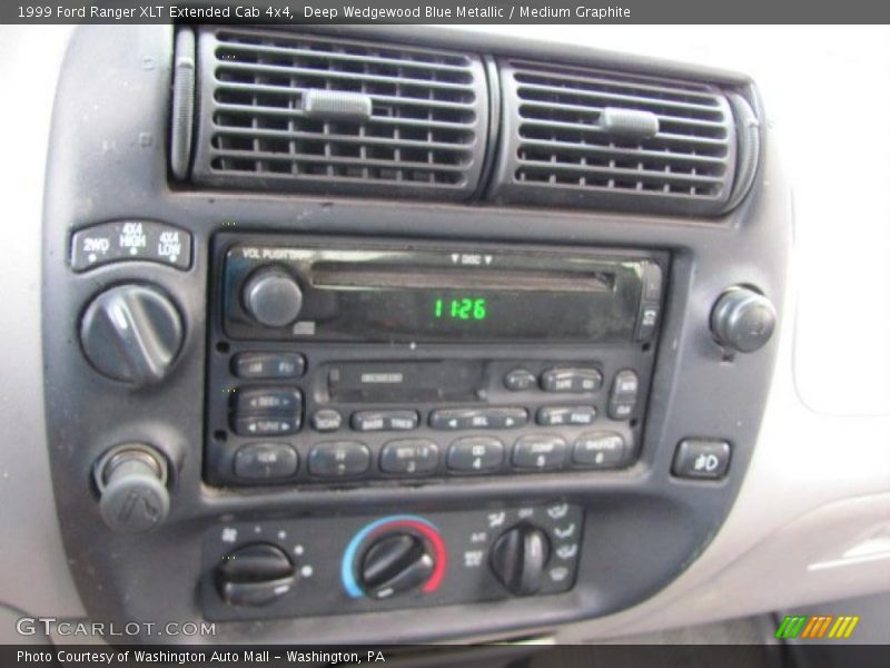 Deep Wedgewood Blue Metallic / Medium Graphite 1999 Ford Ranger XLT Extended Cab 4x4