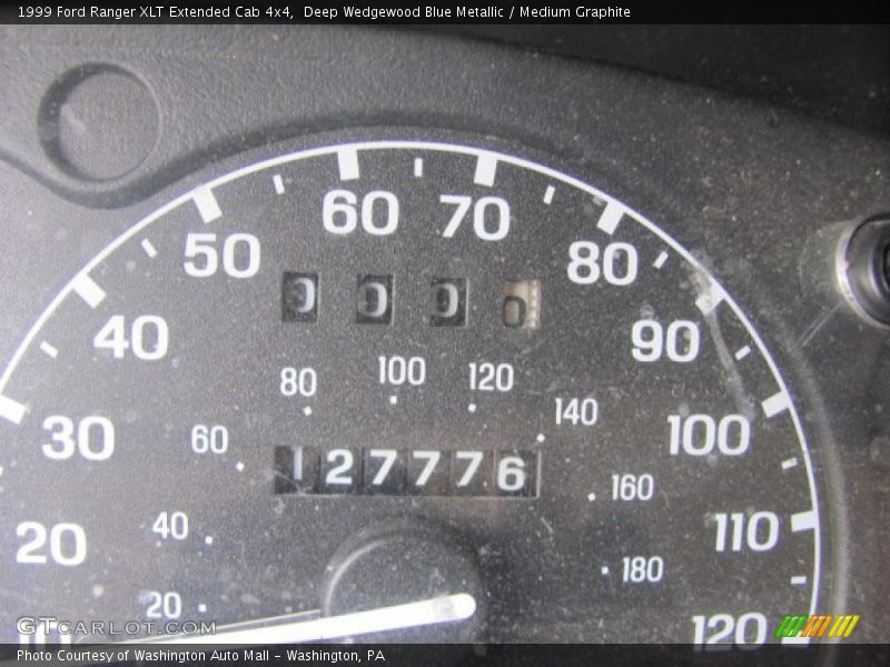 Deep Wedgewood Blue Metallic / Medium Graphite 1999 Ford Ranger XLT Extended Cab 4x4