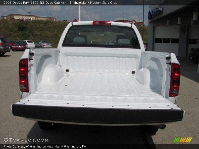 Bright White / Medium Slate Gray 2006 Dodge Ram 1500 SLT Quad Cab 4x4