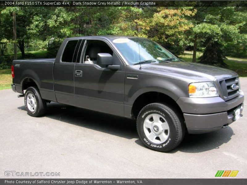 Dark Shadow Grey Metallic / Medium Graphite 2004 Ford F150 STX SuperCab 4x4
