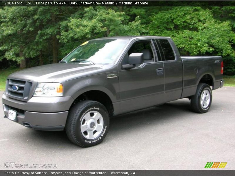 Dark Shadow Grey Metallic / Medium Graphite 2004 Ford F150 STX SuperCab 4x4