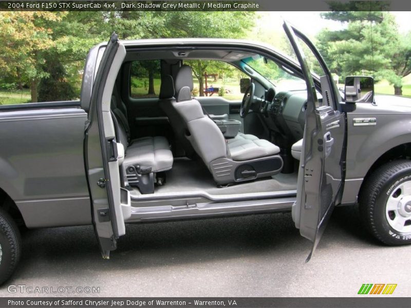 Dark Shadow Grey Metallic / Medium Graphite 2004 Ford F150 STX SuperCab 4x4