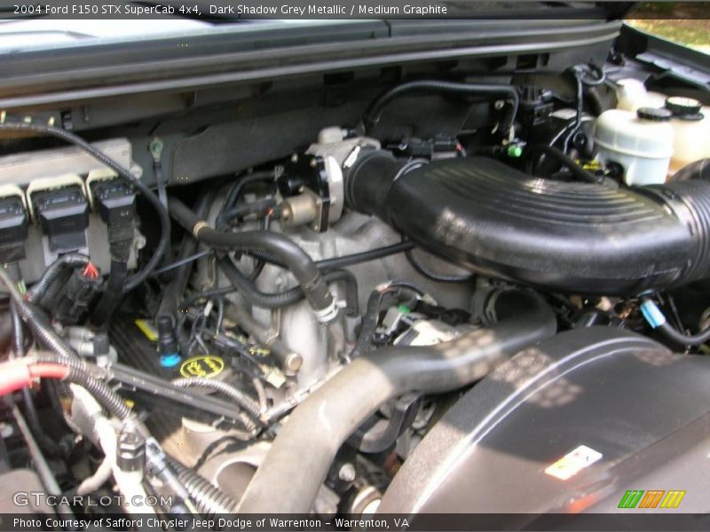 Dark Shadow Grey Metallic / Medium Graphite 2004 Ford F150 STX SuperCab 4x4
