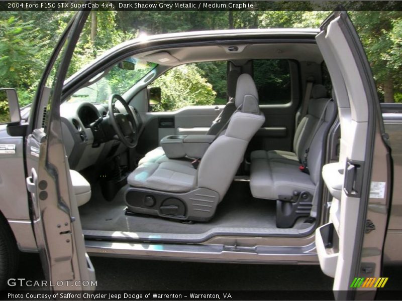 Dark Shadow Grey Metallic / Medium Graphite 2004 Ford F150 STX SuperCab 4x4