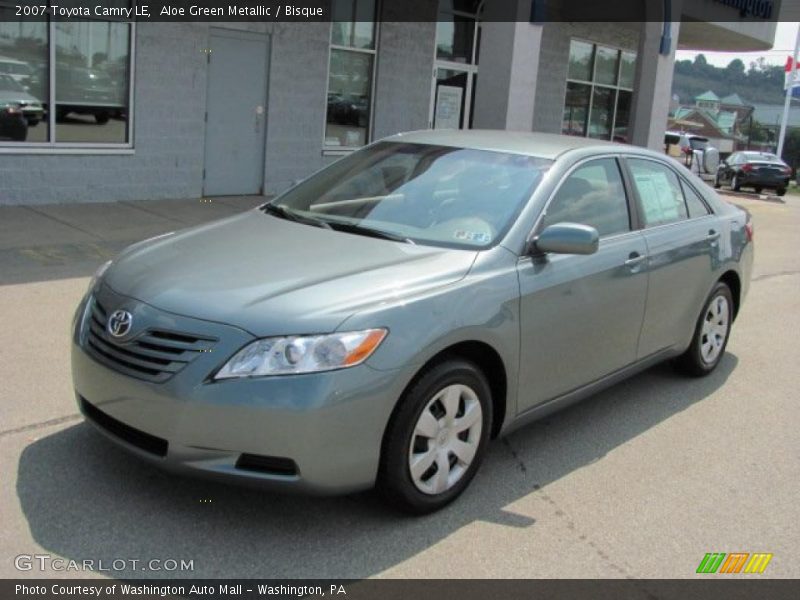 Aloe Green Metallic / Bisque 2007 Toyota Camry LE