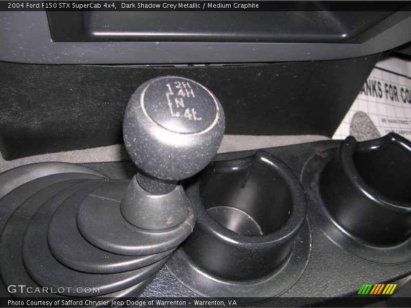 Dark Shadow Grey Metallic / Medium Graphite 2004 Ford F150 STX SuperCab 4x4