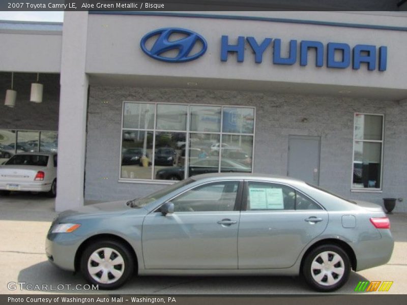 Aloe Green Metallic / Bisque 2007 Toyota Camry LE