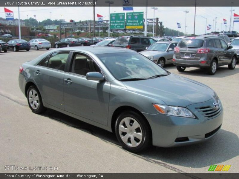 Aloe Green Metallic / Bisque 2007 Toyota Camry LE