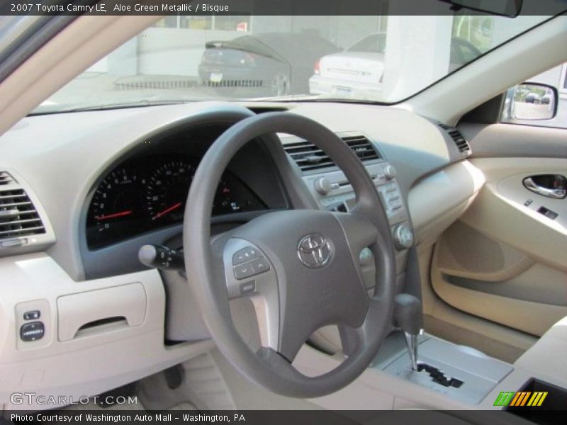 Aloe Green Metallic / Bisque 2007 Toyota Camry LE