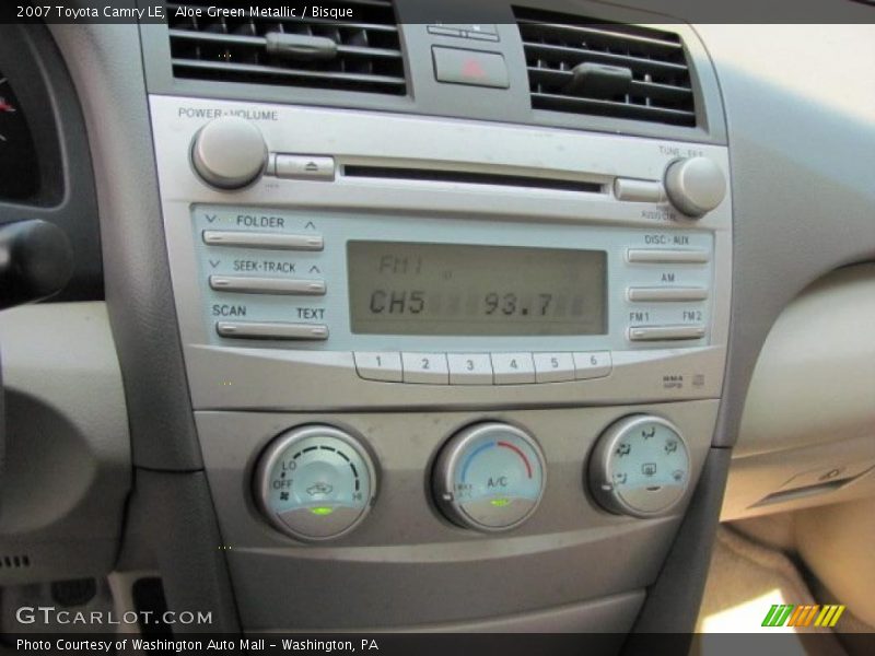 Aloe Green Metallic / Bisque 2007 Toyota Camry LE
