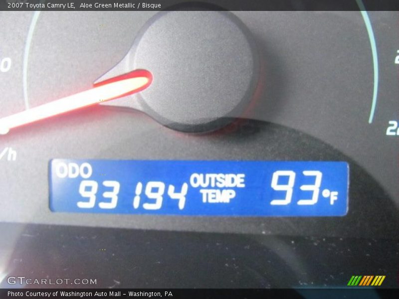 Aloe Green Metallic / Bisque 2007 Toyota Camry LE