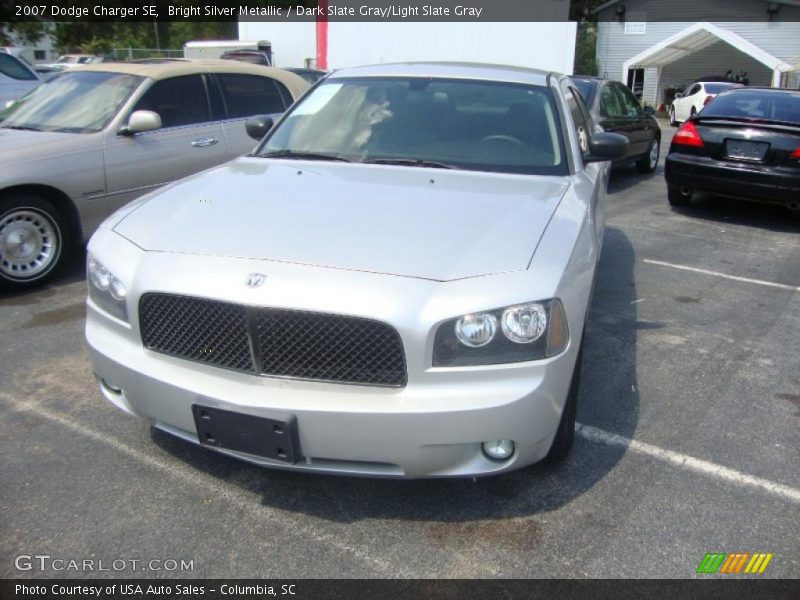 Bright Silver Metallic / Dark Slate Gray/Light Slate Gray 2007 Dodge Charger SE