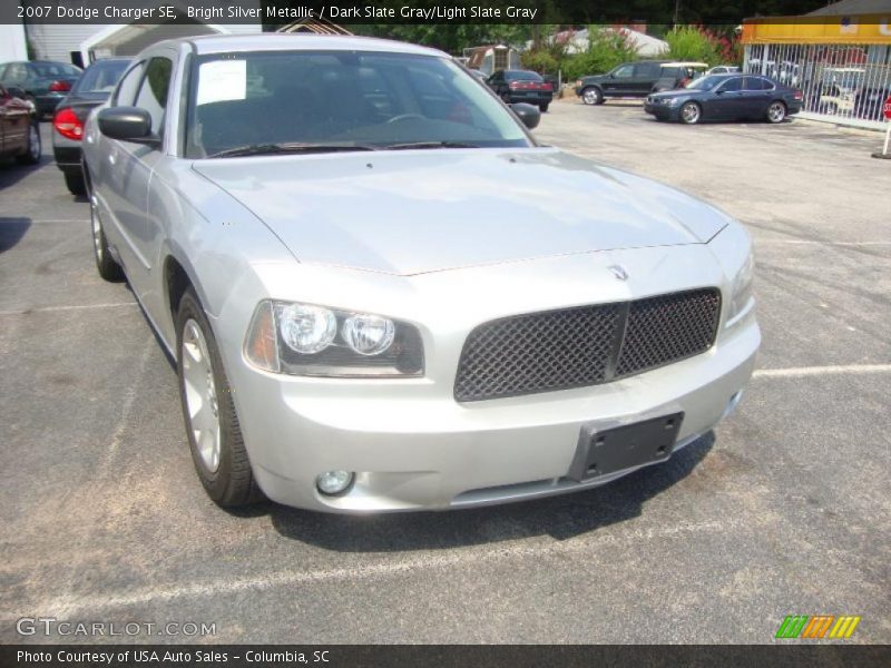 Bright Silver Metallic / Dark Slate Gray/Light Slate Gray 2007 Dodge Charger SE