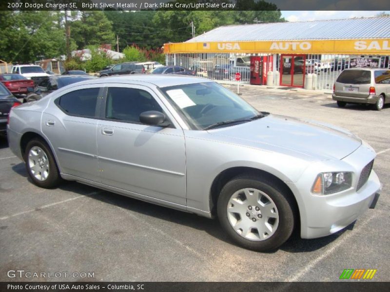Bright Silver Metallic / Dark Slate Gray/Light Slate Gray 2007 Dodge Charger SE