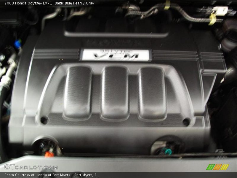 Baltic Blue Pearl / Gray 2008 Honda Odyssey EX-L