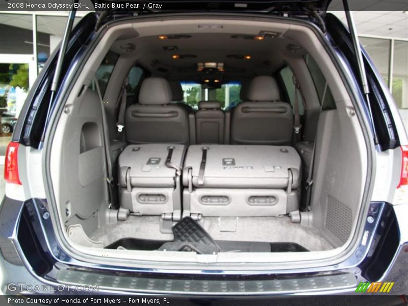 Baltic Blue Pearl / Gray 2008 Honda Odyssey EX-L