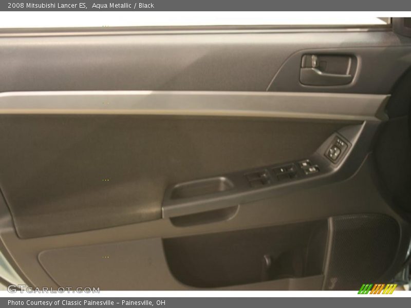 Aqua Metallic / Black 2008 Mitsubishi Lancer ES