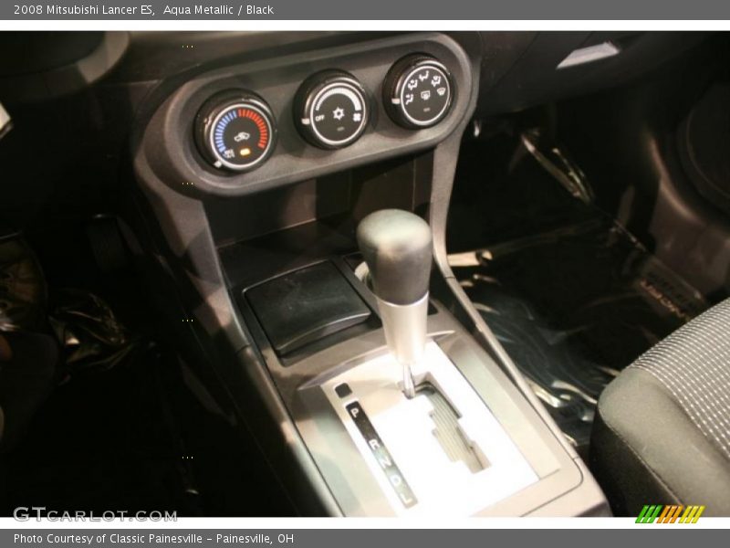 Aqua Metallic / Black 2008 Mitsubishi Lancer ES