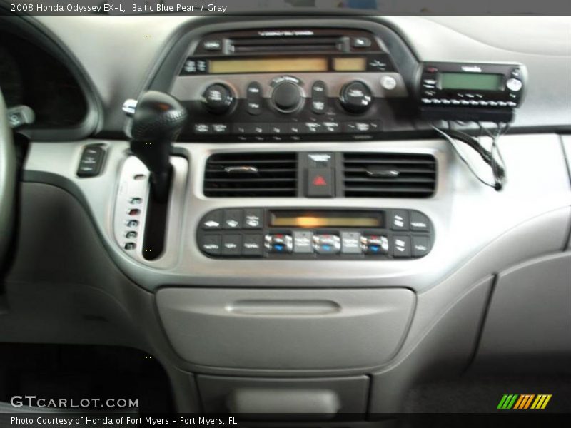 Baltic Blue Pearl / Gray 2008 Honda Odyssey EX-L