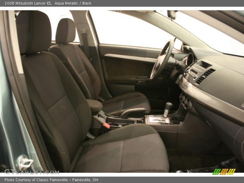 Aqua Metallic / Black 2008 Mitsubishi Lancer ES