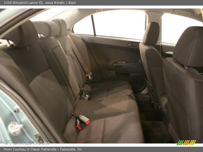 Aqua Metallic / Black 2008 Mitsubishi Lancer ES