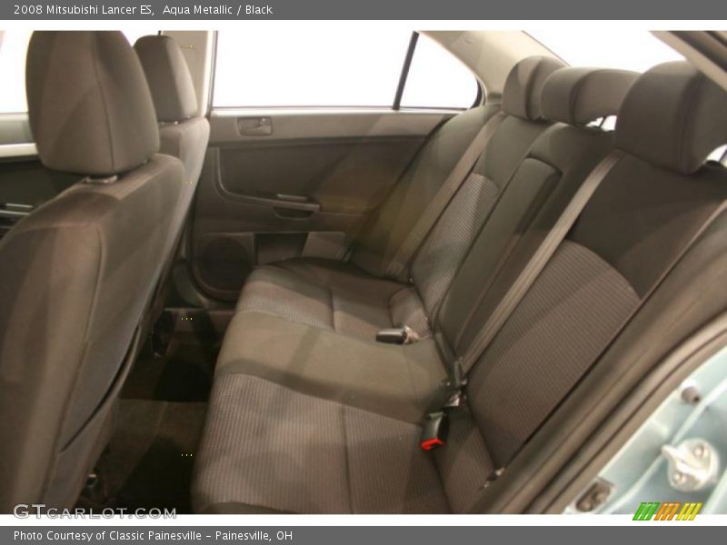 Aqua Metallic / Black 2008 Mitsubishi Lancer ES