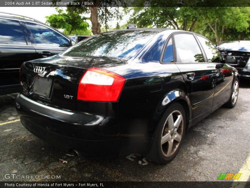 Brilliant Black / Black 2004 Audi A4 1.8T Sedan