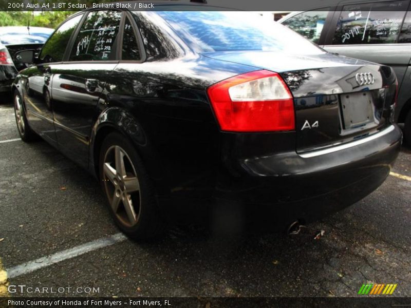 Brilliant Black / Black 2004 Audi A4 1.8T Sedan